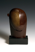 17. A God came and listened, bronze on slate base, edition of 9, 18cm high