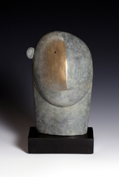 19. A God came and listened, bronze on slate base, edition of 9, 21cm high