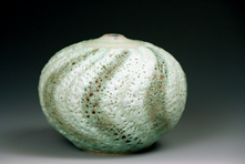 52. Banded "urchin form". 11cm H x 13cm W.
