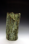 42. Handbuilt landscape form.  33cm H x 17cm W.